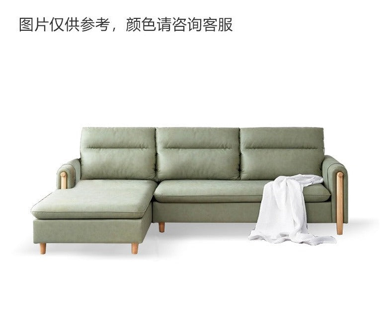 Lux technology green fabriс sofa.