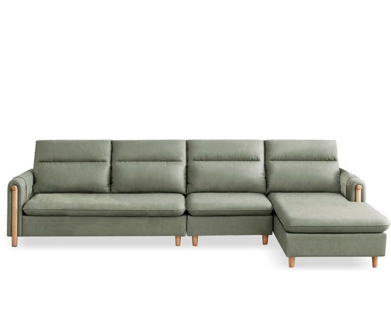 Lux technology green fabriс sofa.