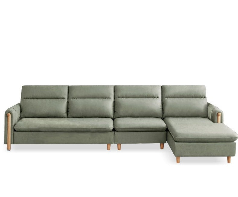 Fabric Contemporary Sectional Sofa with Relaxed Seating