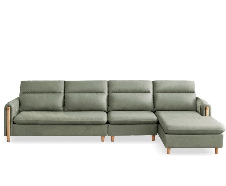 Fabric Contemporary Sectional Sofa with Relaxed Seating
