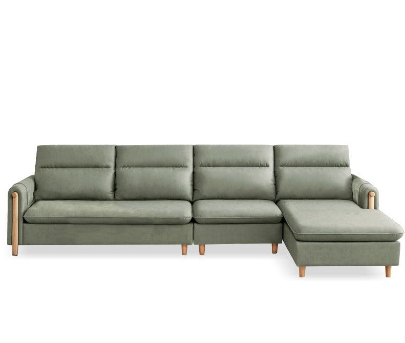 Lux technology green fabriс sofa.