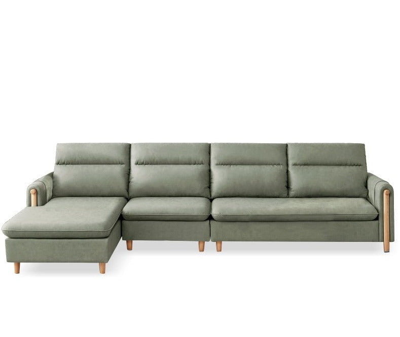 Lux technology green fabriс sofa.