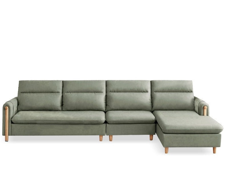 Lux technology green fabriс sofa.