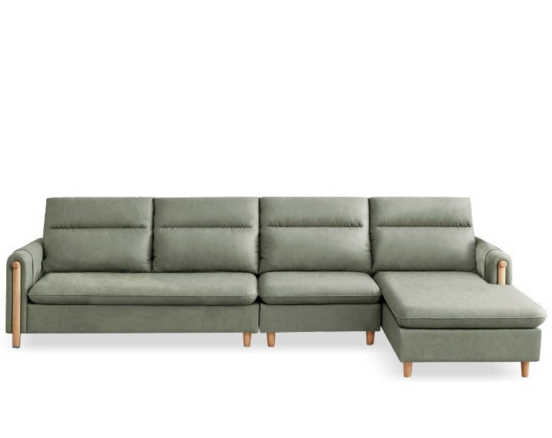 Lux technology green fabriс sofa.
