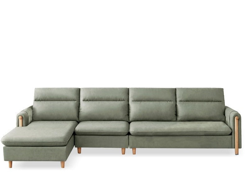 Lux technology green fabriс sofa.