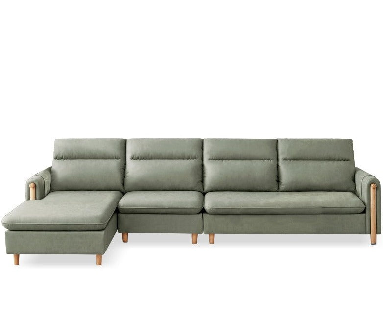Lux technology green fabriс sofa.
