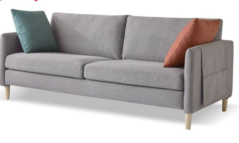 Fabric sofa simple modern.