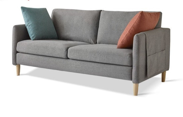 Fabric sofa simple modern.