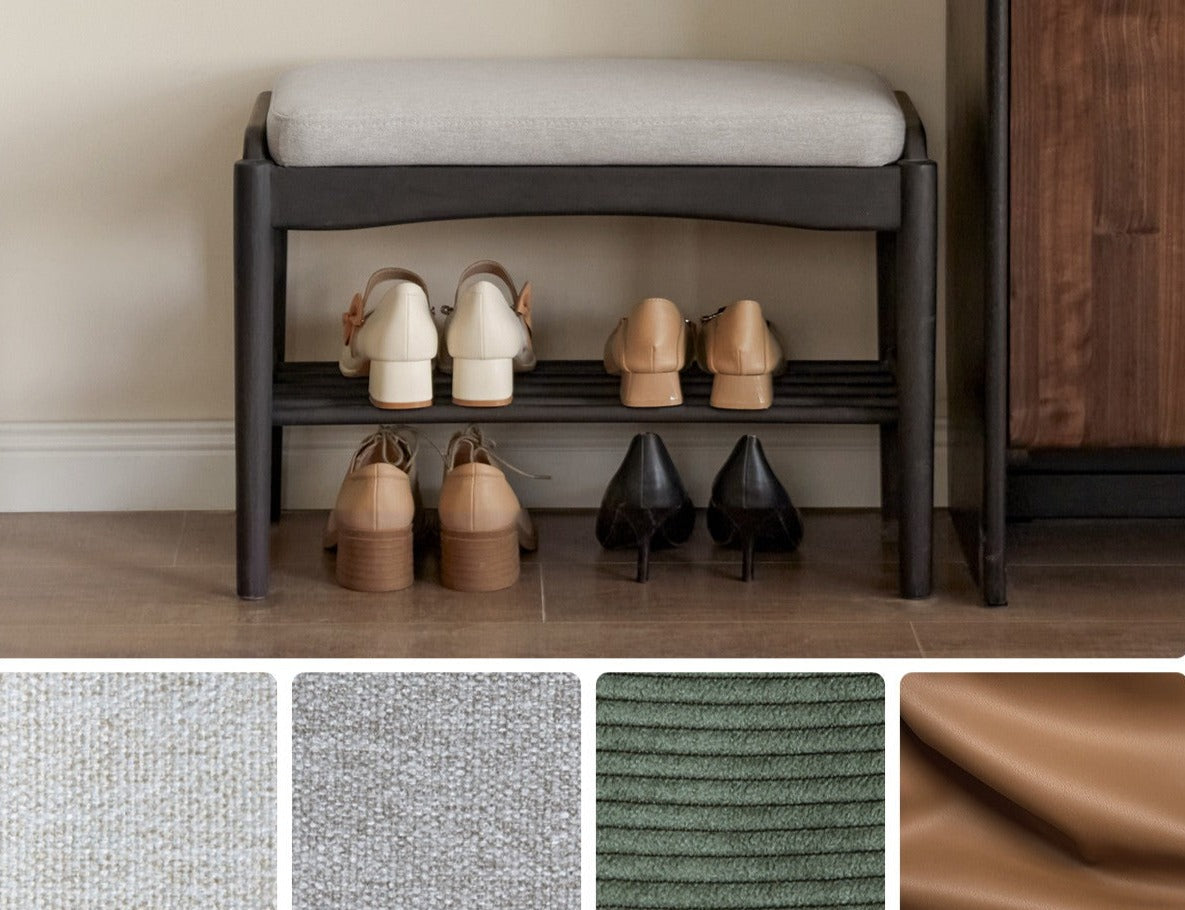 Oak Solid Wood Shoe Changing Bench