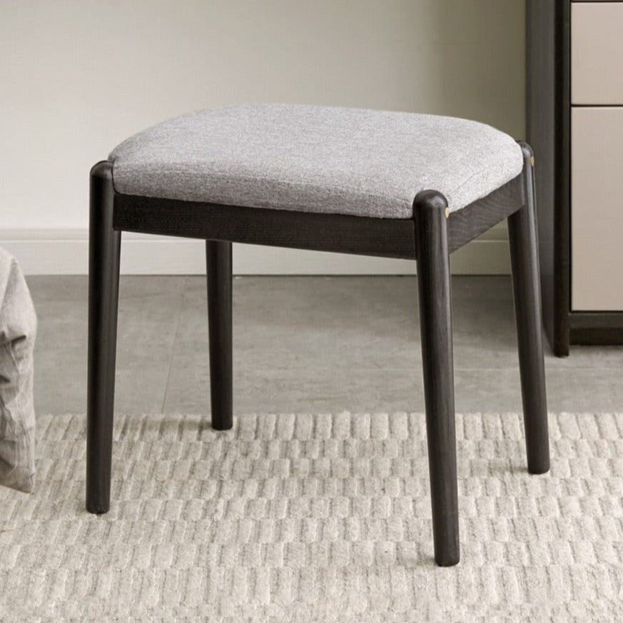 Oak, Birch Solid Wood Makeup Stool