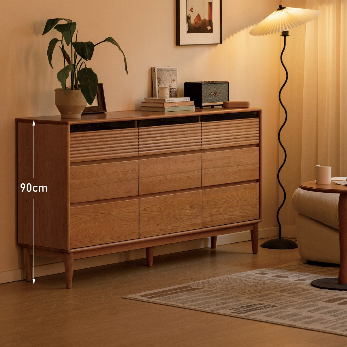 Cherry Solid Wood Chest Of Drawers