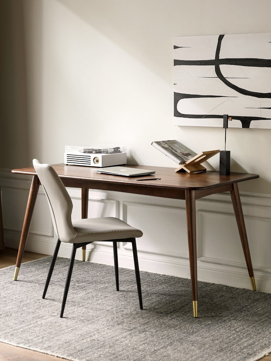 Black Walnut Solid Wood Light Luxori Dining Table