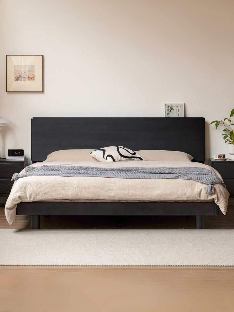 Oak Solid Wood Luminous Suspended Bed