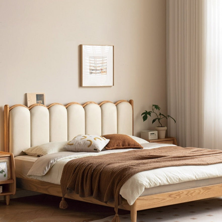 Beech, Oak Solid Wood Dream House Soft Bed