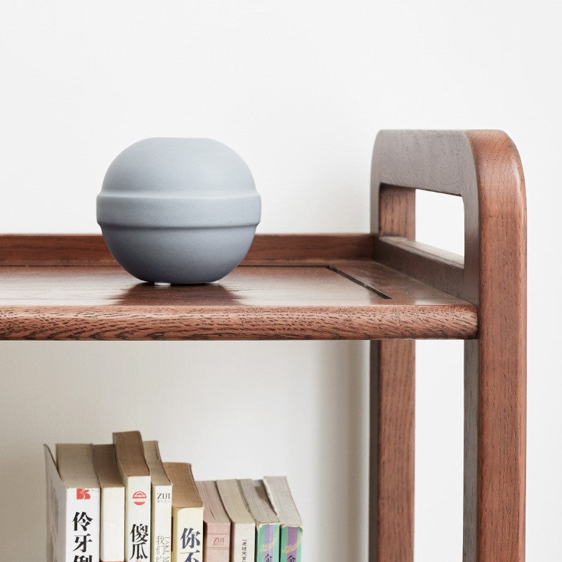 Oak Solid Wood Floor-To-Ceiling Racks Modern