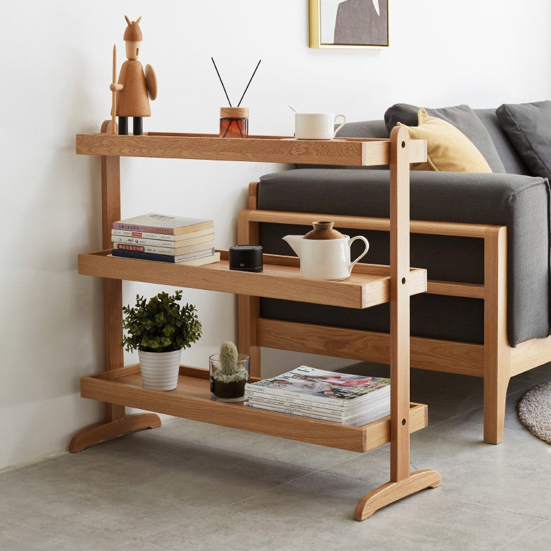 Oak Solid Wood Flower Rack