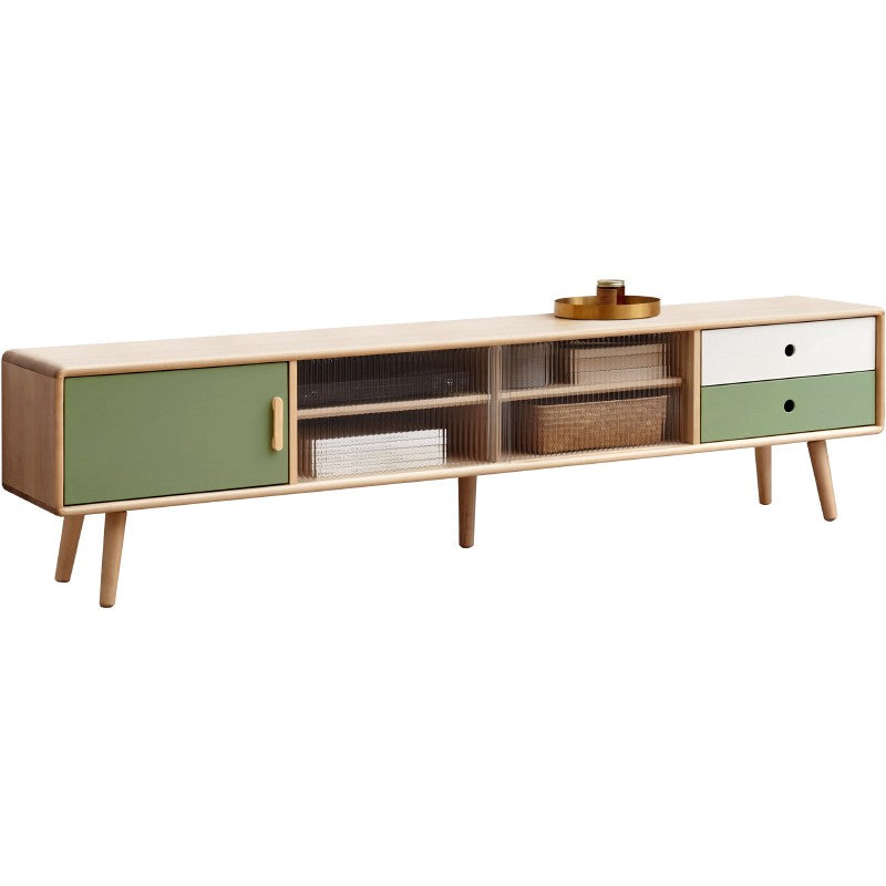 Beech Solid Wood TV Cabinet Forest-Style.