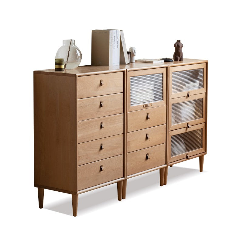 European Beech Chest of Drawers Combination