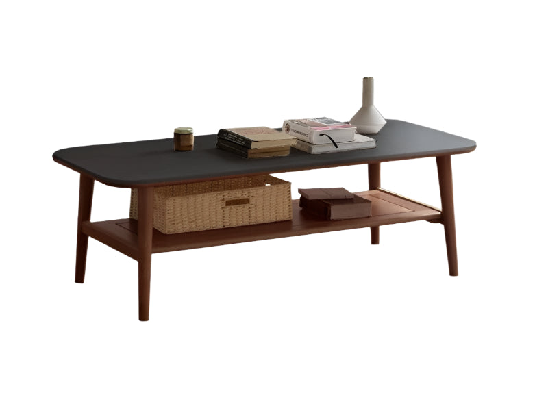 Oak, Beech Solid Wood Slate Coffee Table
