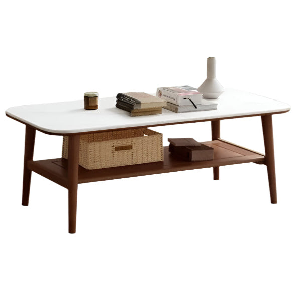 Oak, Beech Solid Wood Slate Coffee Table