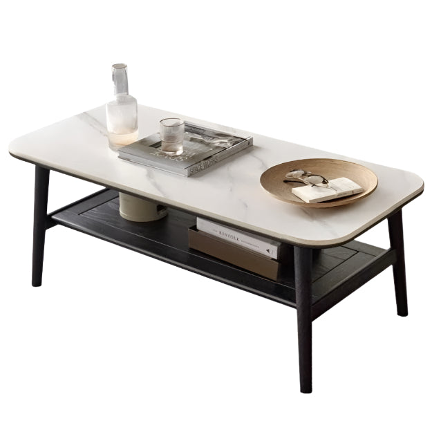 Oak, Beech Solid Wood Slate Coffee Table