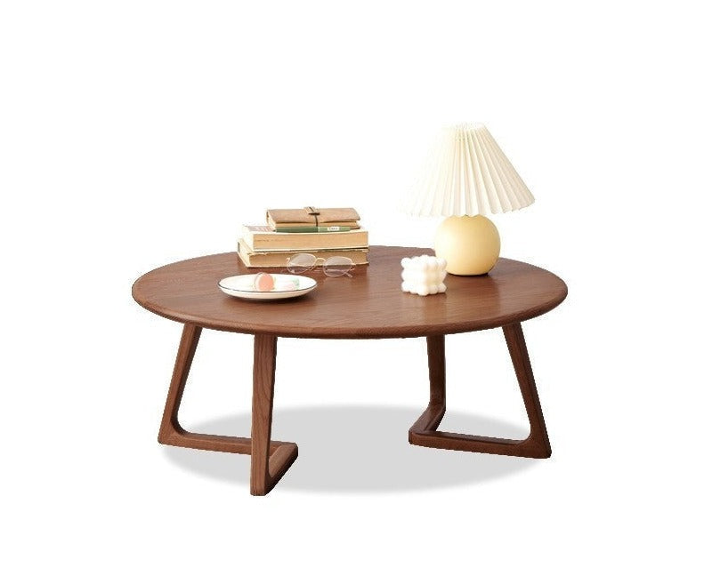 Round coffee tabler Oak solid wood"