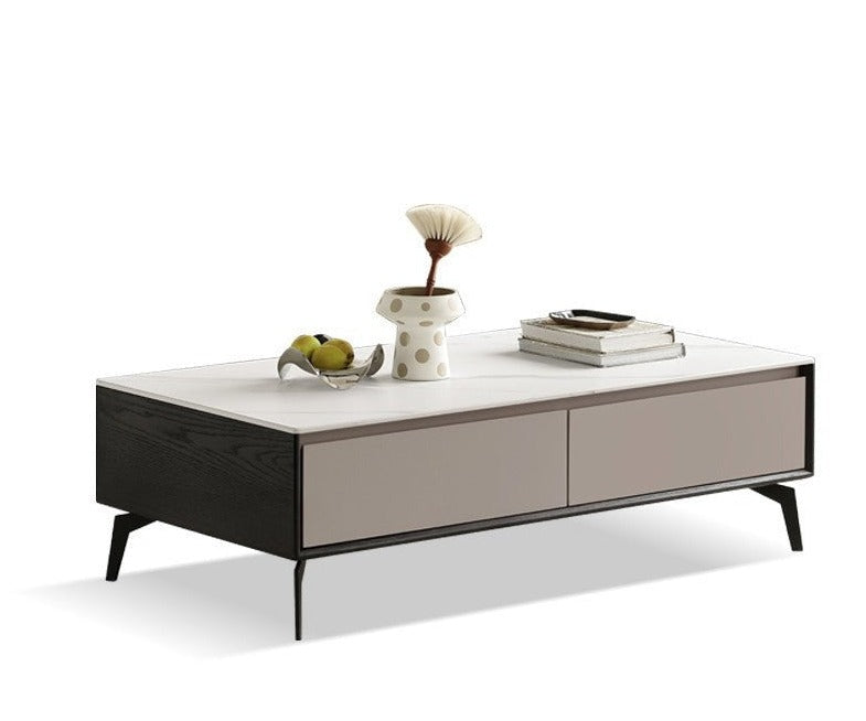 Coffee table rock slab OAK solid wood"