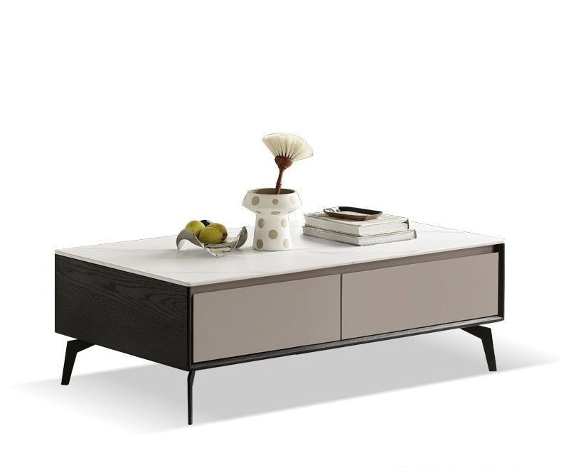 Coffee table rock slab OAK solid wood"