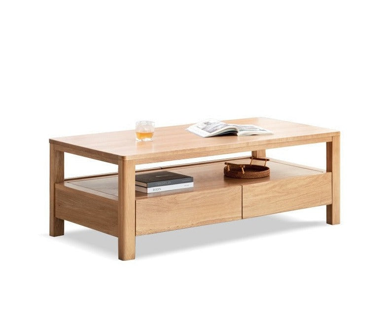Oak, Ash Solid Wood Luxury Coffee Table