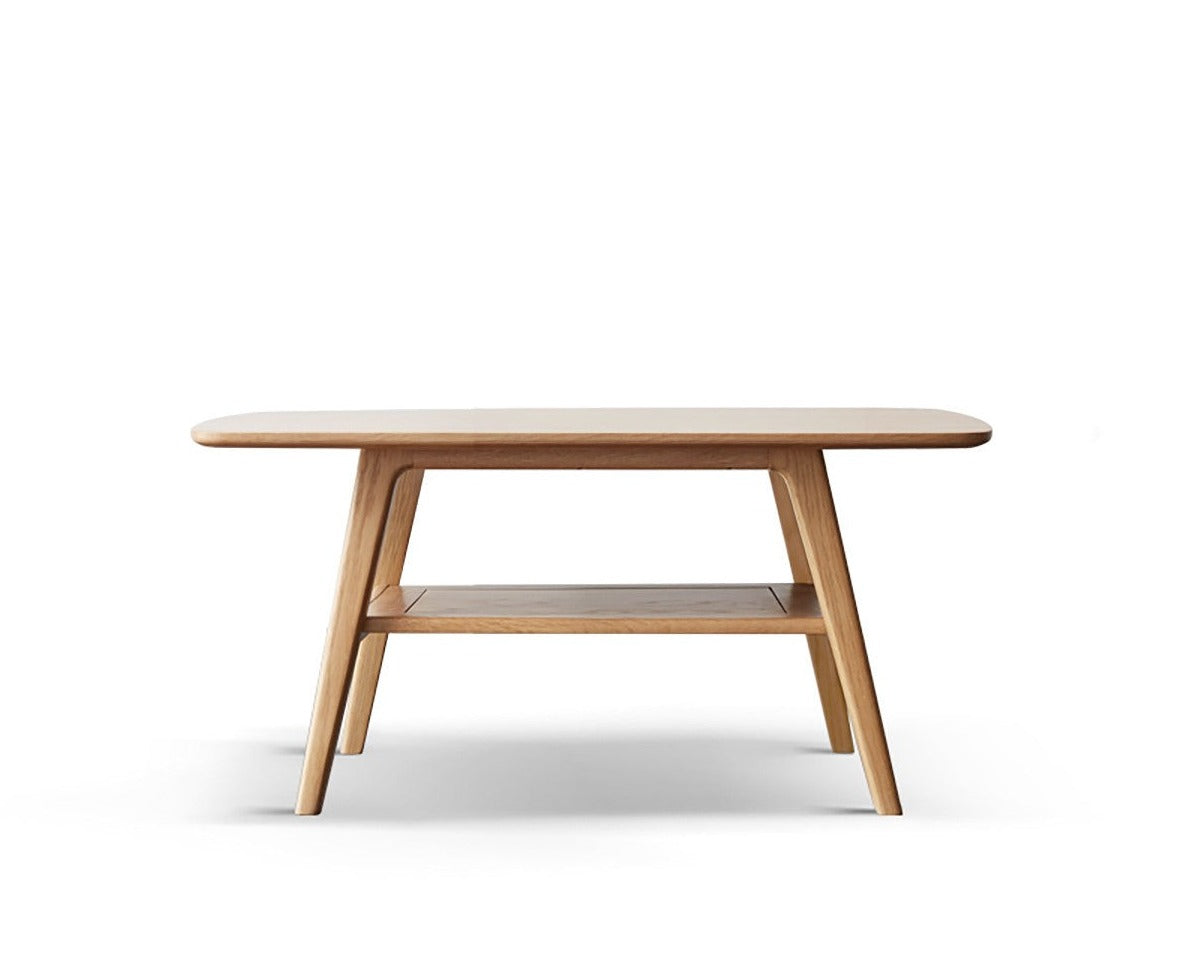 Oak Solid Wood Modern Coffee Table