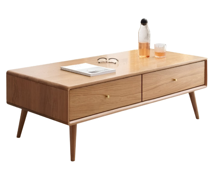 Oak Solid Wood Nordic Modern Coffee Table