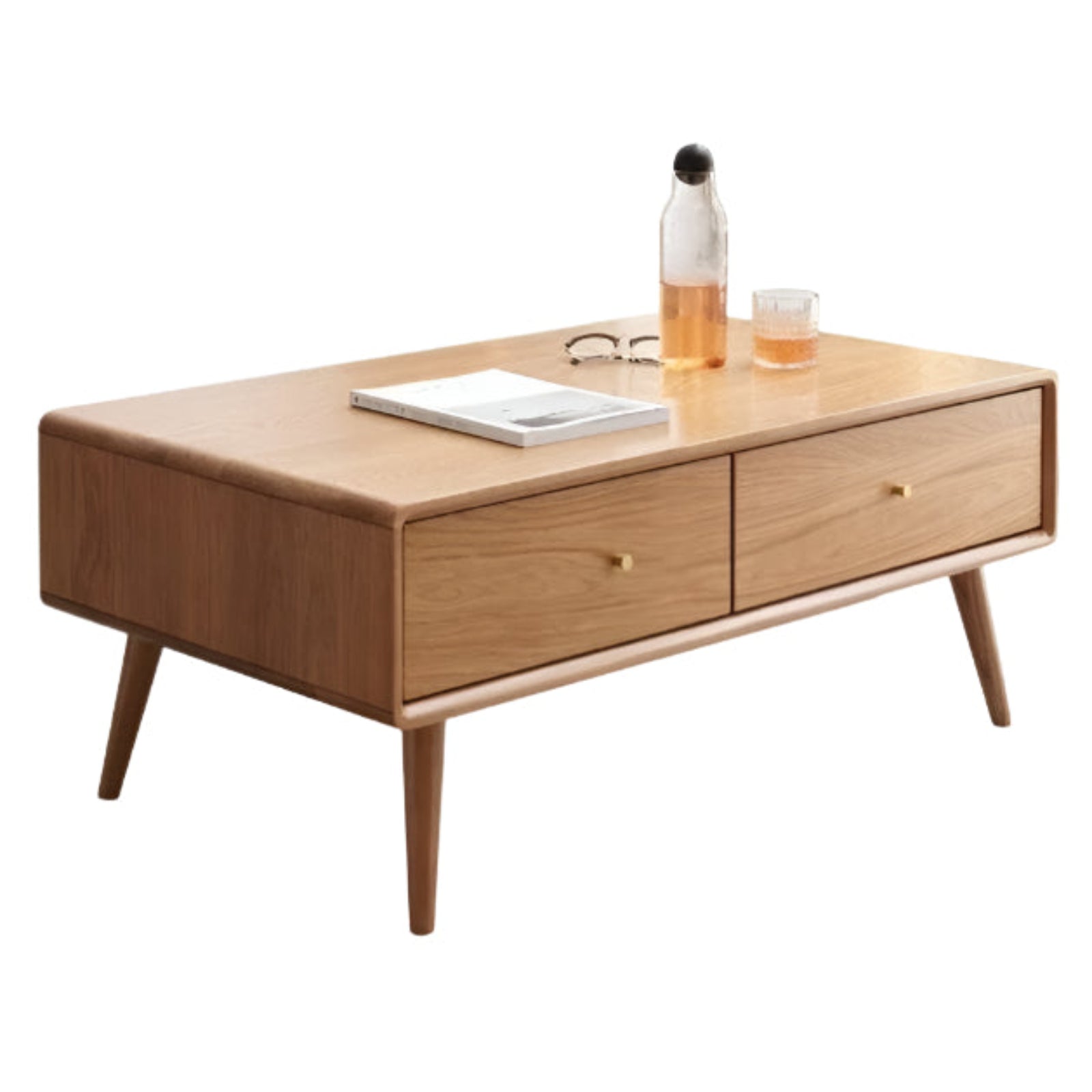 Oak, Ash Solid Wood Nordic Modern Coffee Table