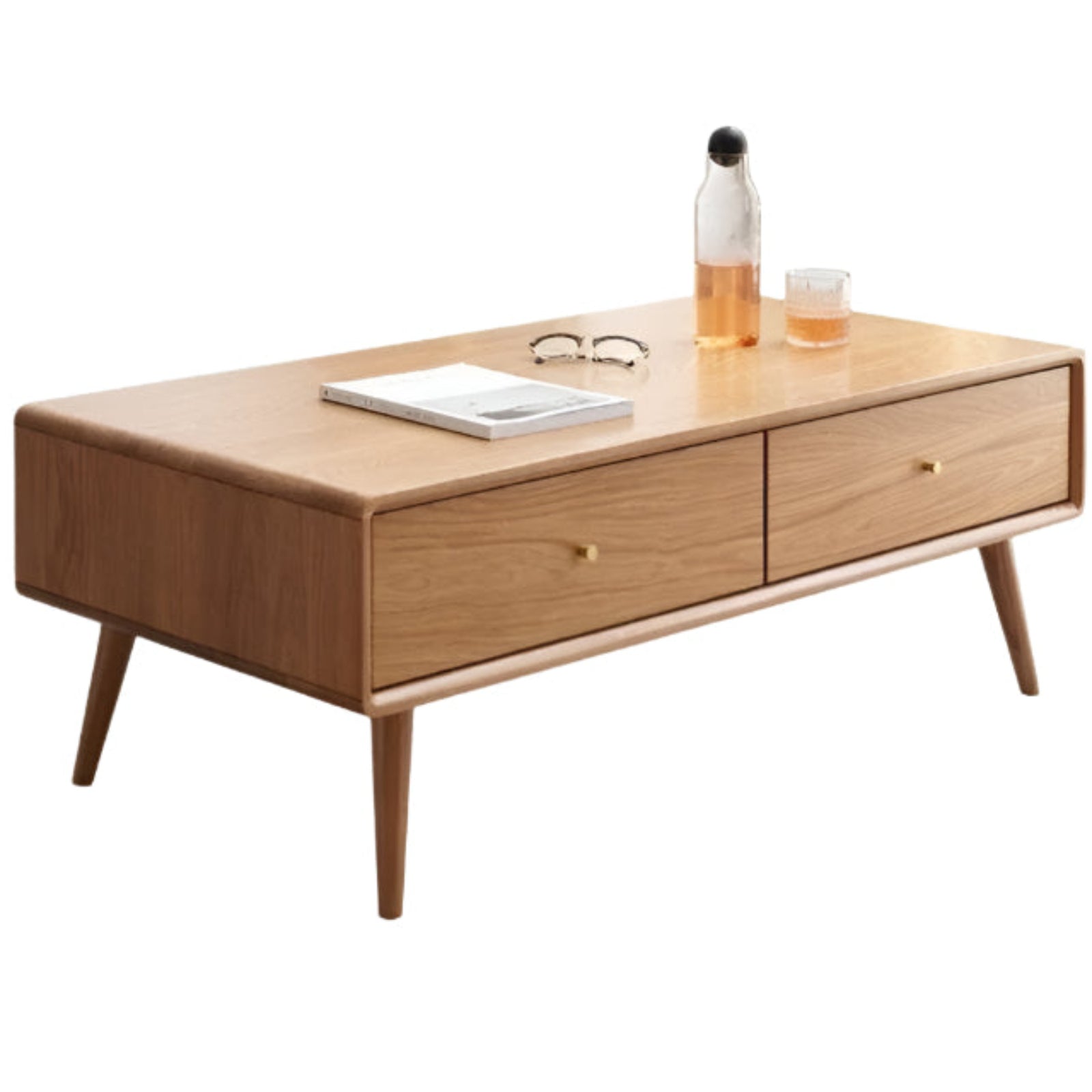 Oak, Ash Solid Wood Nordic Modern Coffee Table