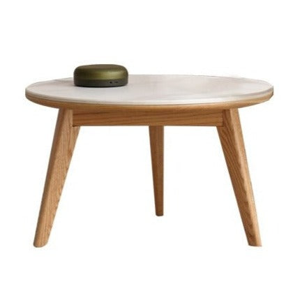 Oak, Black Walnut Solid Wood Coffee Table Slate Top