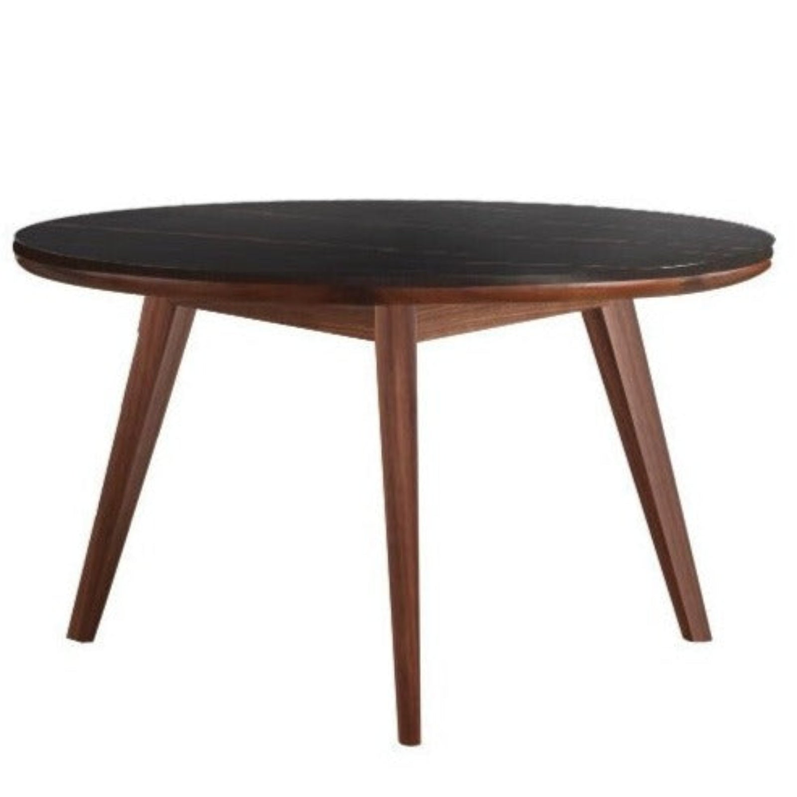 Oak, Black Walnut Solid Wood Coffee Table Slate Top