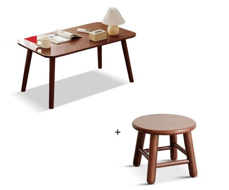 Coffee table modern minimalist Oak solid wood"