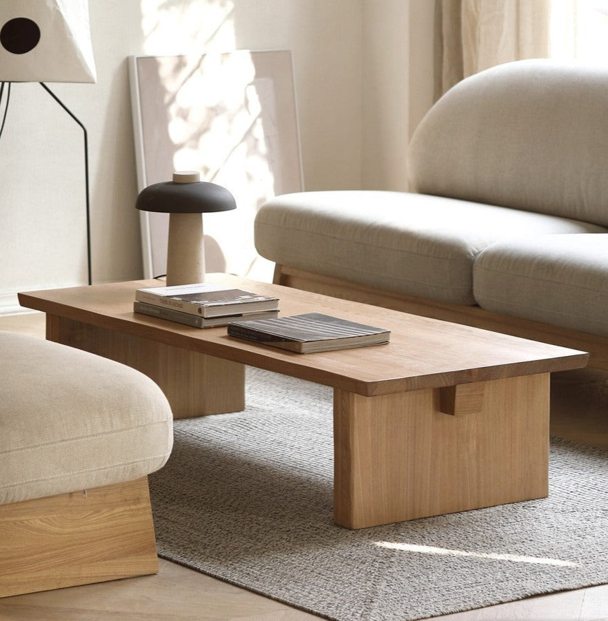 Birch, Oak Solid Wood Live Edge tea Table