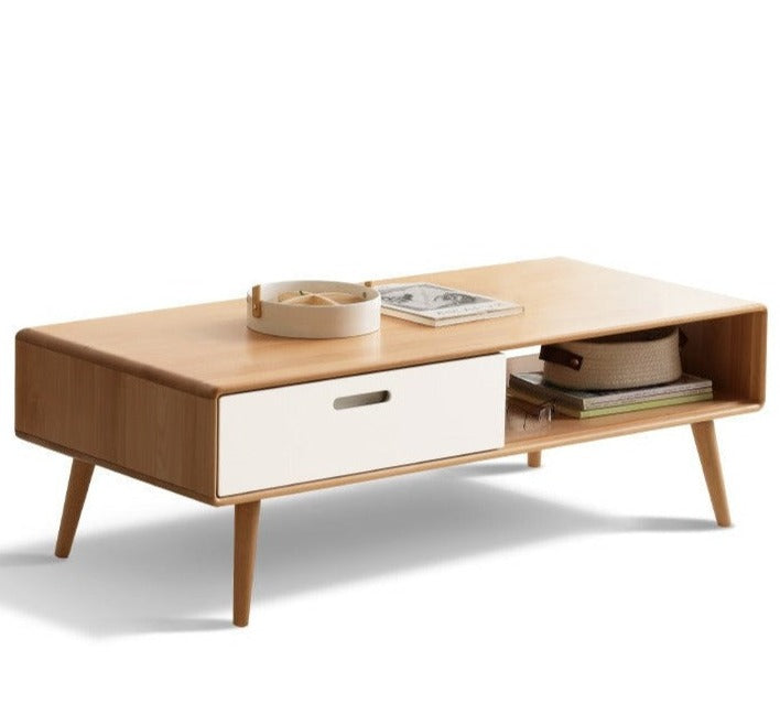 Coffee table European Beech solid wood"