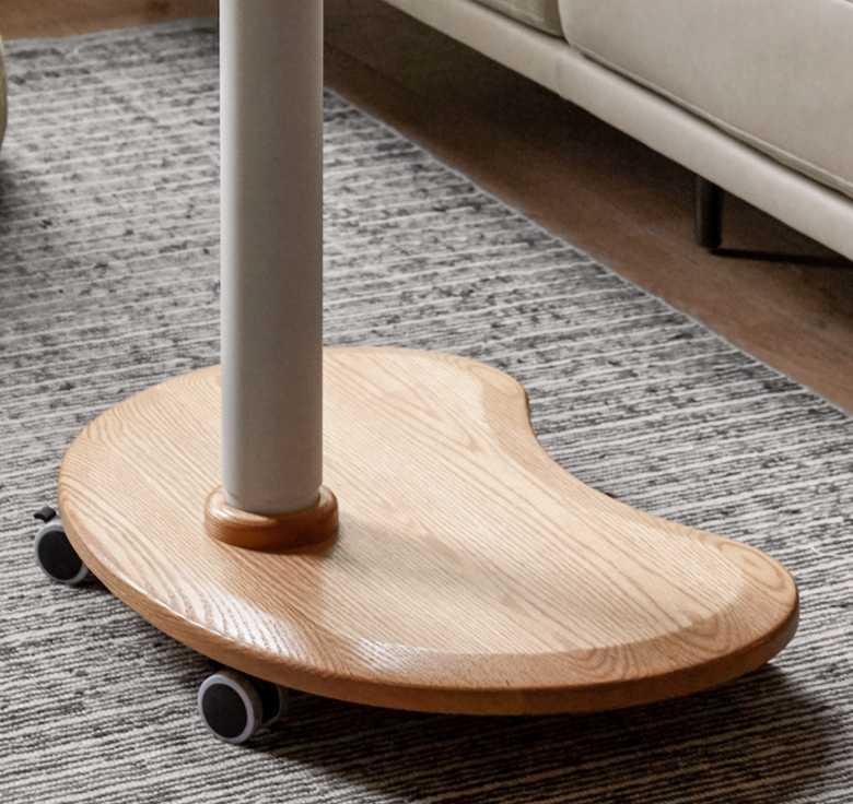 Oak Solid Wood Pneumatic Adjustable Standing Desk