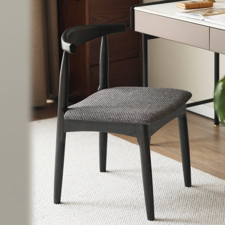4 pcs Ash Solid Wood Horn Presidential Chair