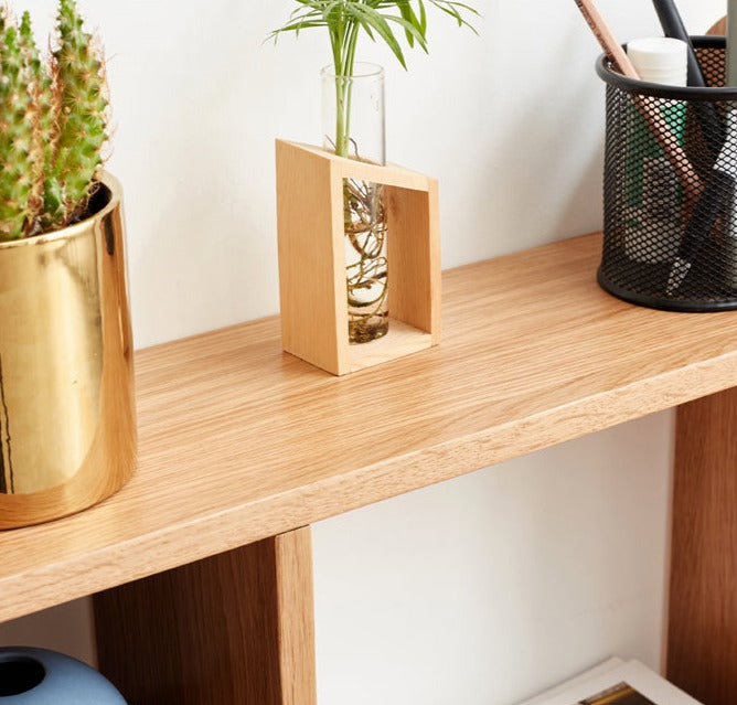 Rubberwood, Oak Solid Wood Table Shelves