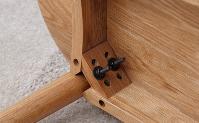 Oak Solid Wood Simple Bench