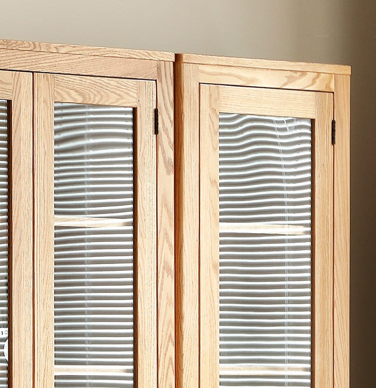 Oak, Rubber Solid Wood Bookcase Pure