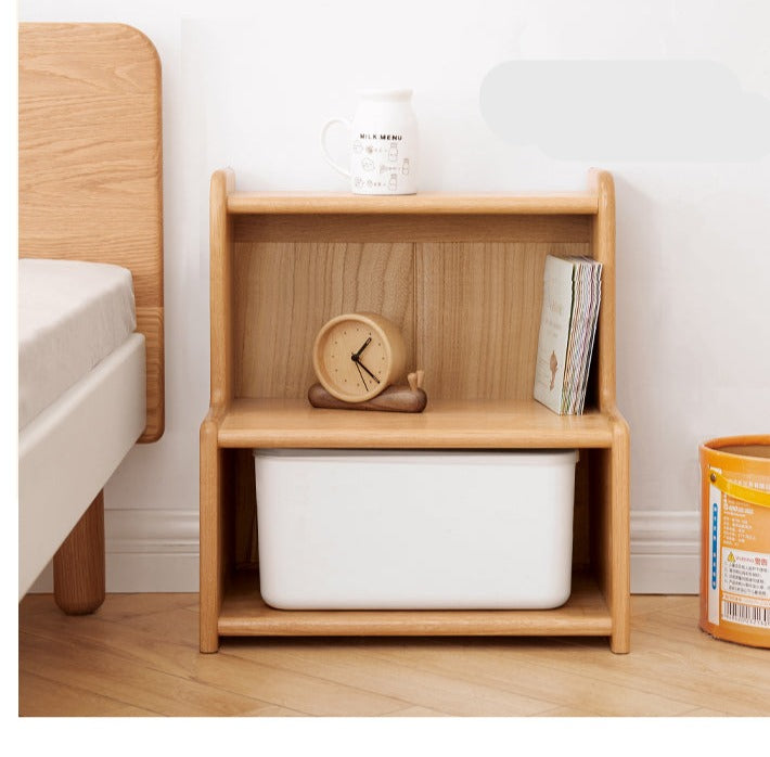 Oak, Beech Solid Wood, Solid RubberWood Small Footstool