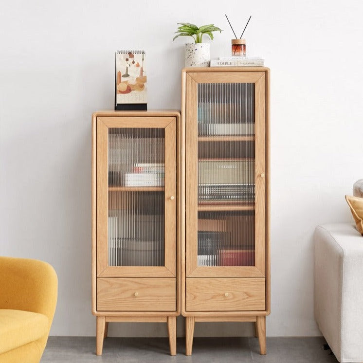 Oak, Ash Solid Wood Side Cabinet