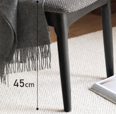 Set 4 pcs White Ash Solid Wood Horn Presidential Chair