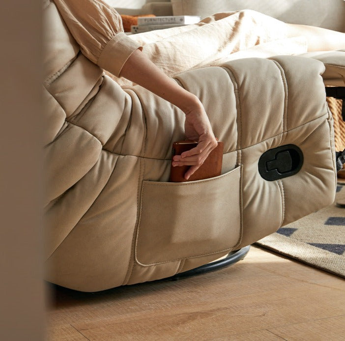 Caterpillar Rotatable Technology Fabric Lazy Chair