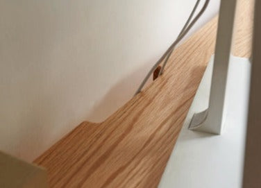 Oak Solid Wood Two-level Stackable Office Desks