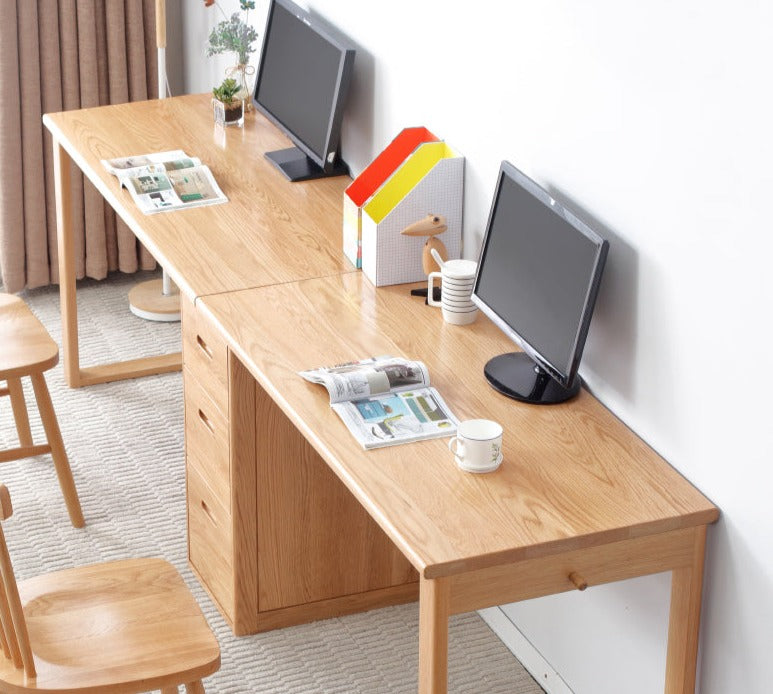 Bookshelve and double desk
