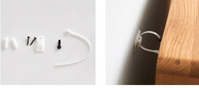 Oak Solid Wood Rack Nordic Side Cabinet.